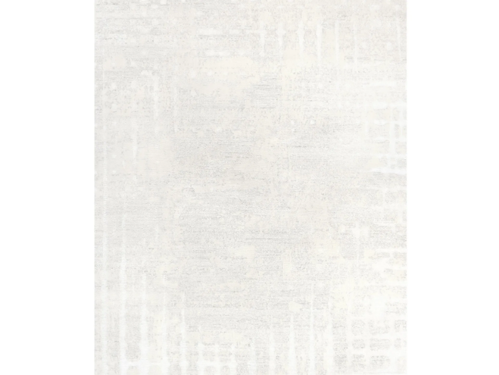 SIX WHITE - Rectangular handmade rug _ Tapis Rouge